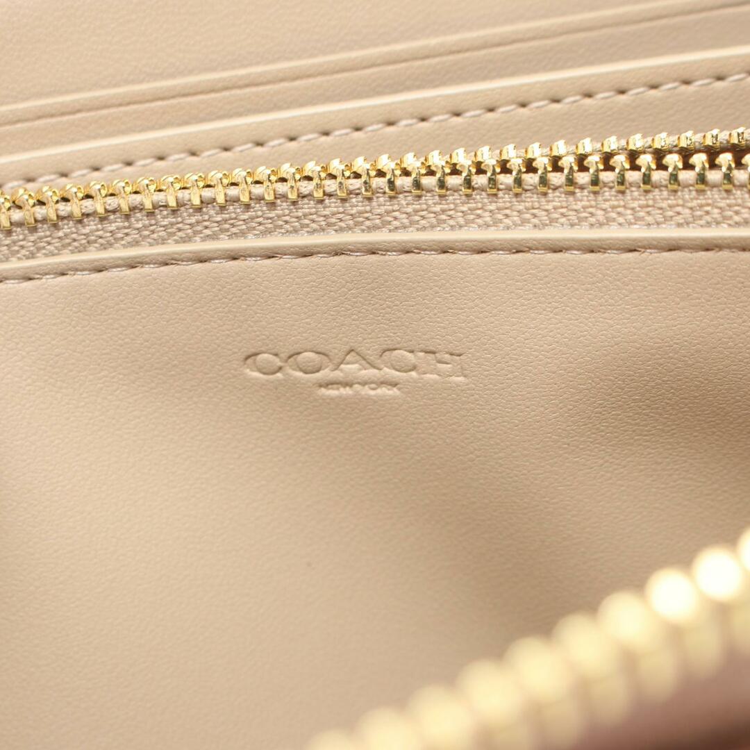 COACH - コーチ ボックスド シグネチャー ロング ジップ アラウンド ウォレット ラウンド長財布
