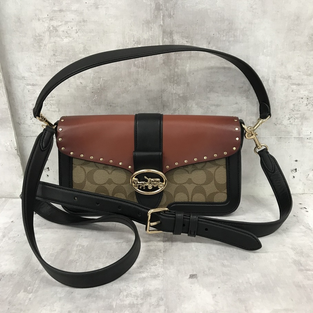 COACH - COACH シグネチャー ショルダーバッグ ジョージ― コーチ【C0098-004】