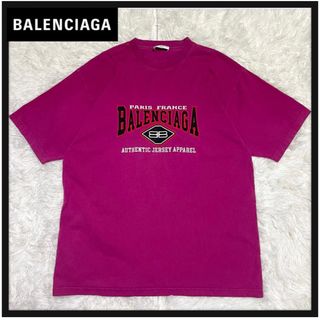 BALENCIAGA(Tシャツ/カットソー(半袖/袖なし) ・ ピンク/桃色系 BALENCIAGA(Tシャツ/カットソー(半袖/袖なし) ・ ピンク/桃色系