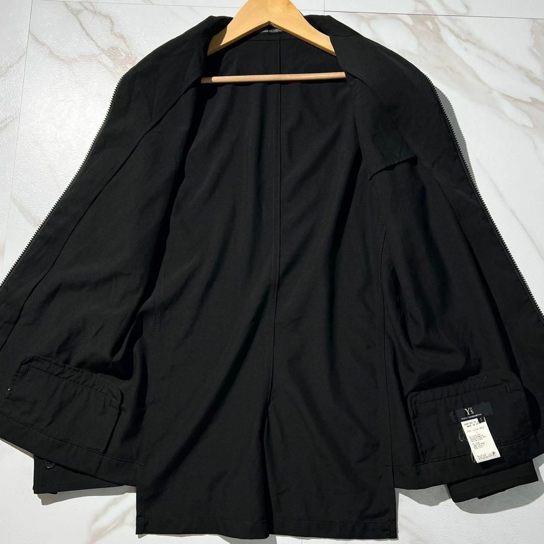 美品⭐️ワイズ ジップアップ ジャケット ウールギャバジン 美品⭐️ワイズ ジップアップ ジャケット ウールギャバジン