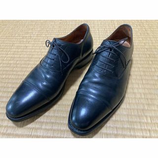 スコッチグレイン ストレートチップ シャインオアレイン 25cm 黒 おまけ付き(ドレス/ビジネス)