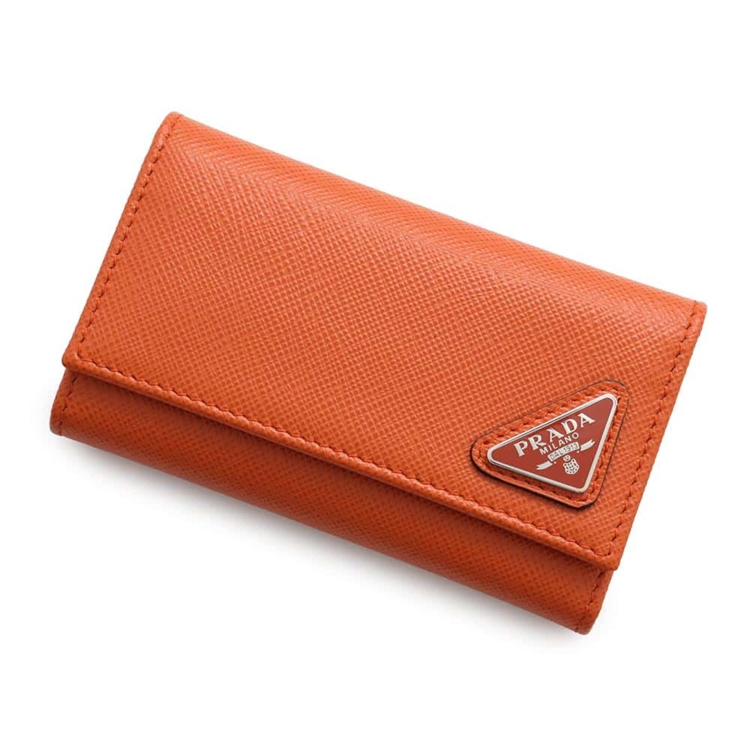 PRADA - プラダ キーケース トライアングルロゴ 6連キーケース PRADA - プラダ キーケース トライアングルロゴ 6連キーケース