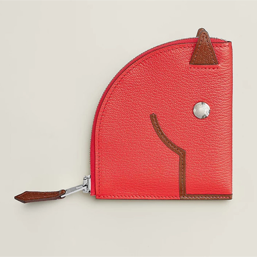 HERMES - エルメス HERMES 小銭入れ パドック コインケース ミニ財布 馬モチーフ