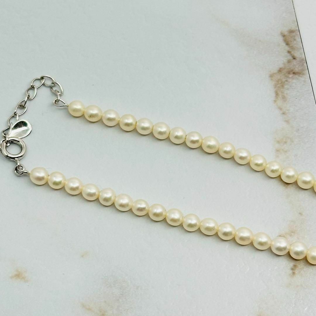TASAKI タサキ ベビーパール シルバークロス ネックレス 3.8mmパール TASAKI タサキ ベビーパール シルバークロス ネックレス 3.8mmパール