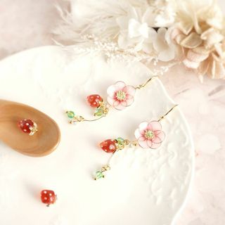 春の香り、甘い誘い(桜香)　イヤリング(イヤリング)