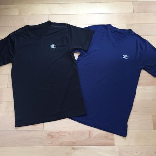 アンブロ(UMBRO)の【新品同様】アンブロ DRYストレッチ Vネック Tシャツ  2枚セット(Tシャツ/カットソー(半袖/袖なし))