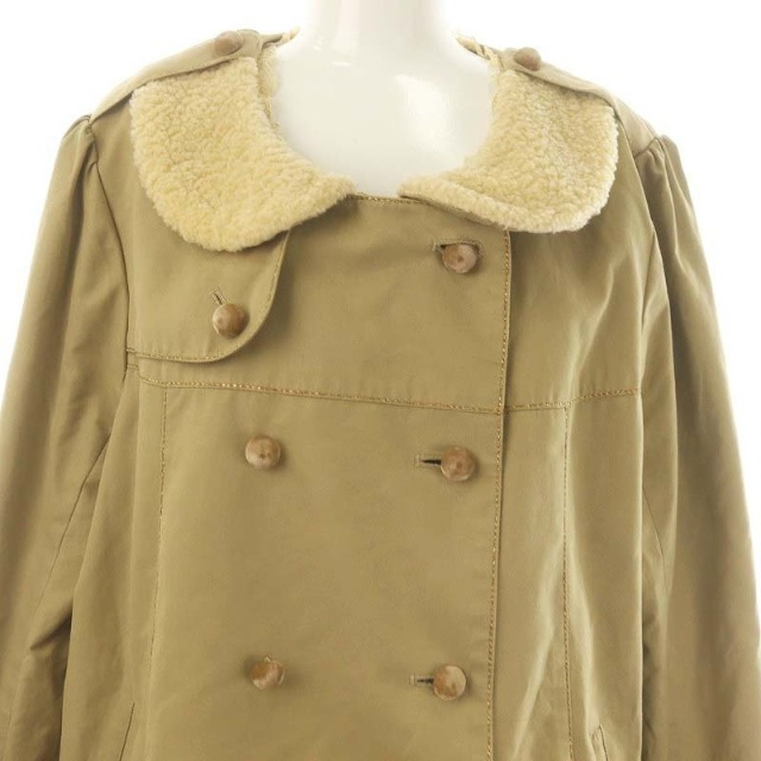 franche lippee - フランシュリッペ ボアカラーチュニックコート franche lippee - フランシュリッペ ボアカラーチュニックコート