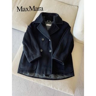 Max Mara - MAX MARA 白タグ ウールカシミヤ混 コート Pコートの Max Mara - MAX MARA 白タグ ウールカシミヤ混 コート Pコートの