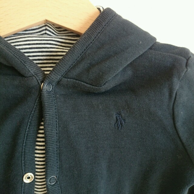 POLO RALPH LAUREN(ポロラルフローレン)のポロラルフローレン リバーシブルパーカー 80㎝ キッズ/ベビー/マタニティのベビー服(~85cm)(カーディガン/ボレロ)の商品写真