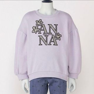 アナスイミニ(ANNA SUI mini)のANNA SUI mini ボリューム袖ロゴトレーナー(Tシャツ/カットソー)
