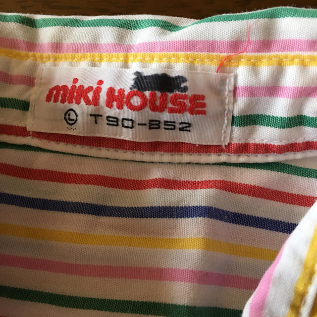 mikihouse(ミキハウス)のミキハウス半袖シャツ  90 キッズ/ベビー/マタニティのキッズ服女の子用(90cm~)(ブラウス)の商品写真