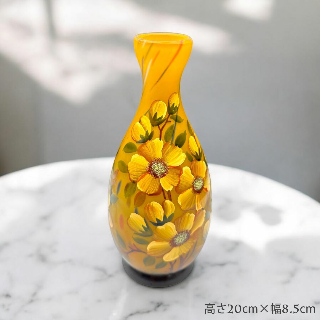 証明書付】ドームナンシー 花瓶 高さ20cm 幅8.5cm カメオ彫り