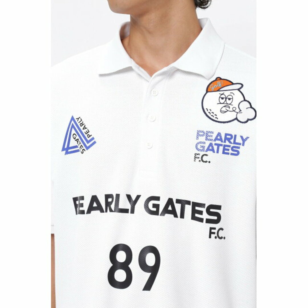 ハニカムカノコ半袖モックネックカットソー | PEARLY GATES