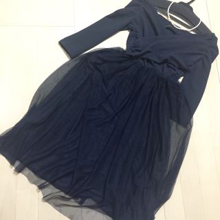 ザラ(ZARA)のザラ チュールワンピース(ひざ丈ワンピース)