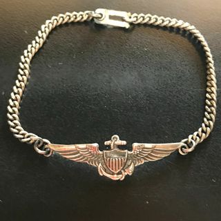 週末だけ 1940 U.S.NAVY ブレスレット SILVER 925(ブレスレット)
