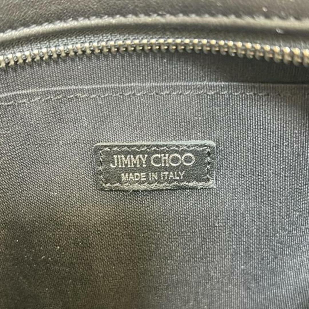 JIMMY CHOO(ジミーチュウ) クラッチバッグ ゼナ 黒×シルバー JIMMY CHOO(ジミーチュウ) クラッチバッグ ゼナ 黒×シルバー