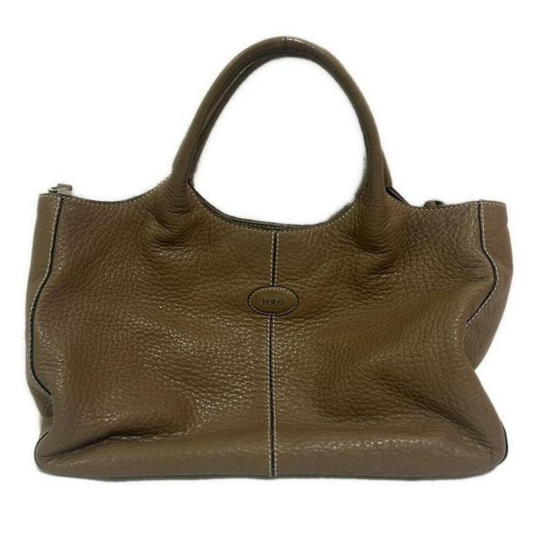 TOD'S(トッズ) トートバッグ - ブラウン レザー TOD'S(トッズ) トートバッグ - ブラウン レザー