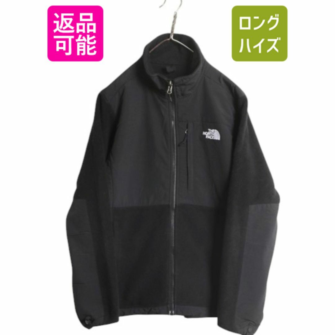 THE NORTH FACE - ノースフェイス デナリ ジャケット レディース L / The North Face DENALI アウトドア ブラック フリース ナイロン フルジップ ブルゾン 黒