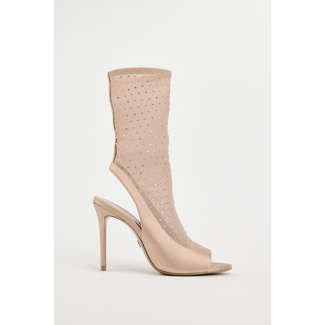 ZARA - ZARA ベージュ ビージュソックス 大人気完売品ハイヒール ZARA - ZARA ベージュ ビージュソックス 大人気完売品ハイヒール