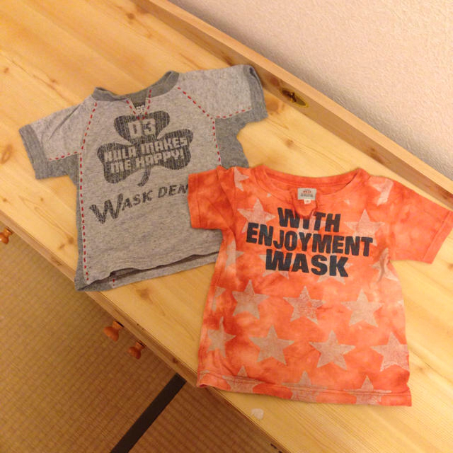 WASK(ワスク)のお値下げ♡ワスクTシャツ2枚セット♡ キッズ/ベビー/マタニティのキッズ服男の子用(90cm~)(その他)の商品写真