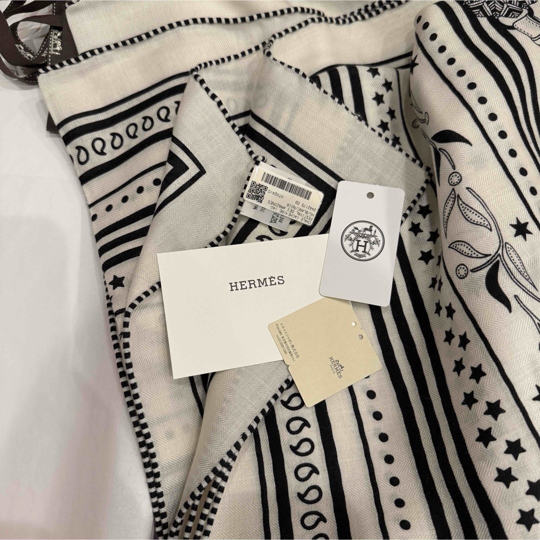HERMES - 【新品未使用】カレジェアン カシミアシルク HERMES - 【新品未使用】カレジェアン カシミアシルク