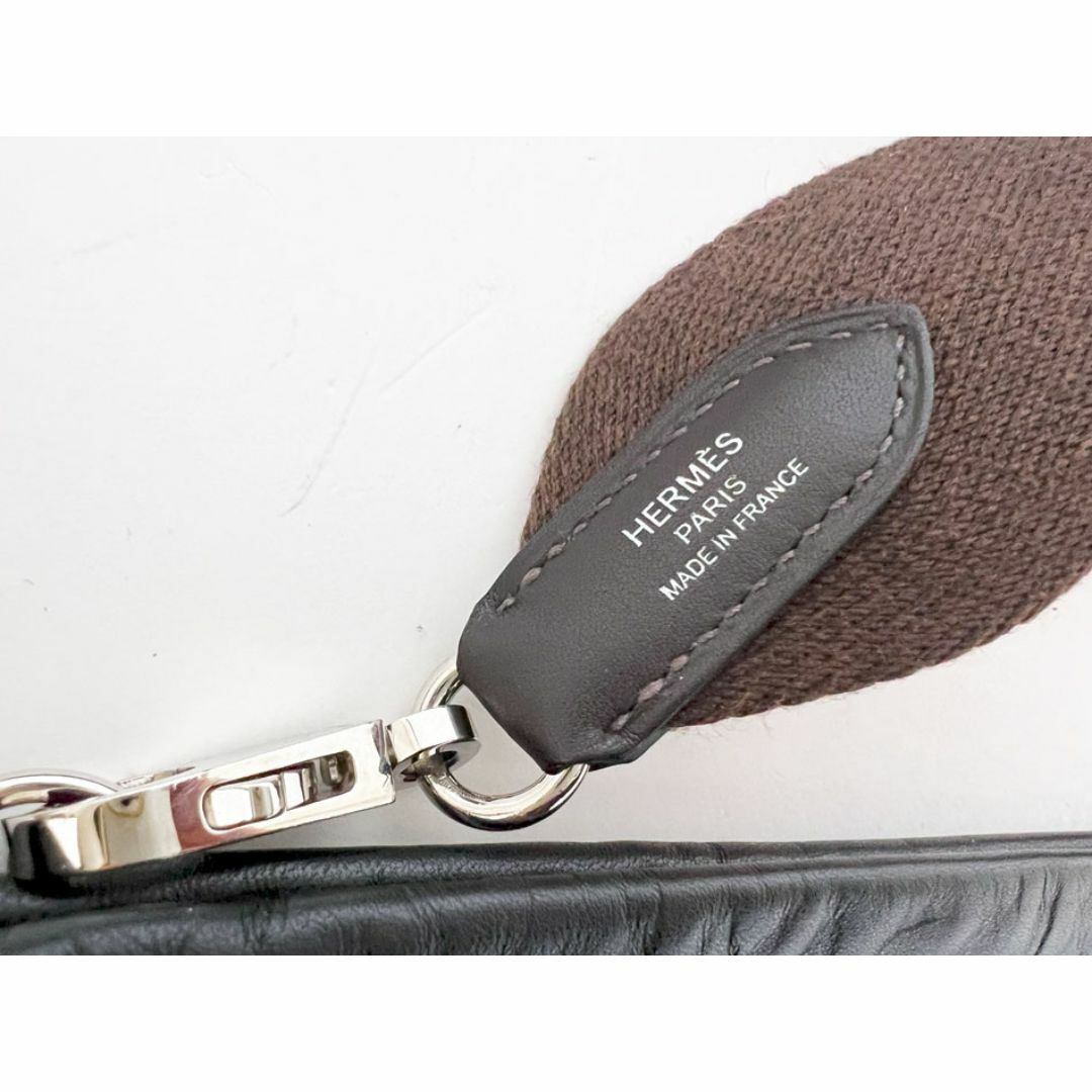 HERMES - HERMES エルメス ピロ クルードセル 巾着 ポーチ HERMES - HERMES エルメス ピロ クルードセル 巾着 ポーチ