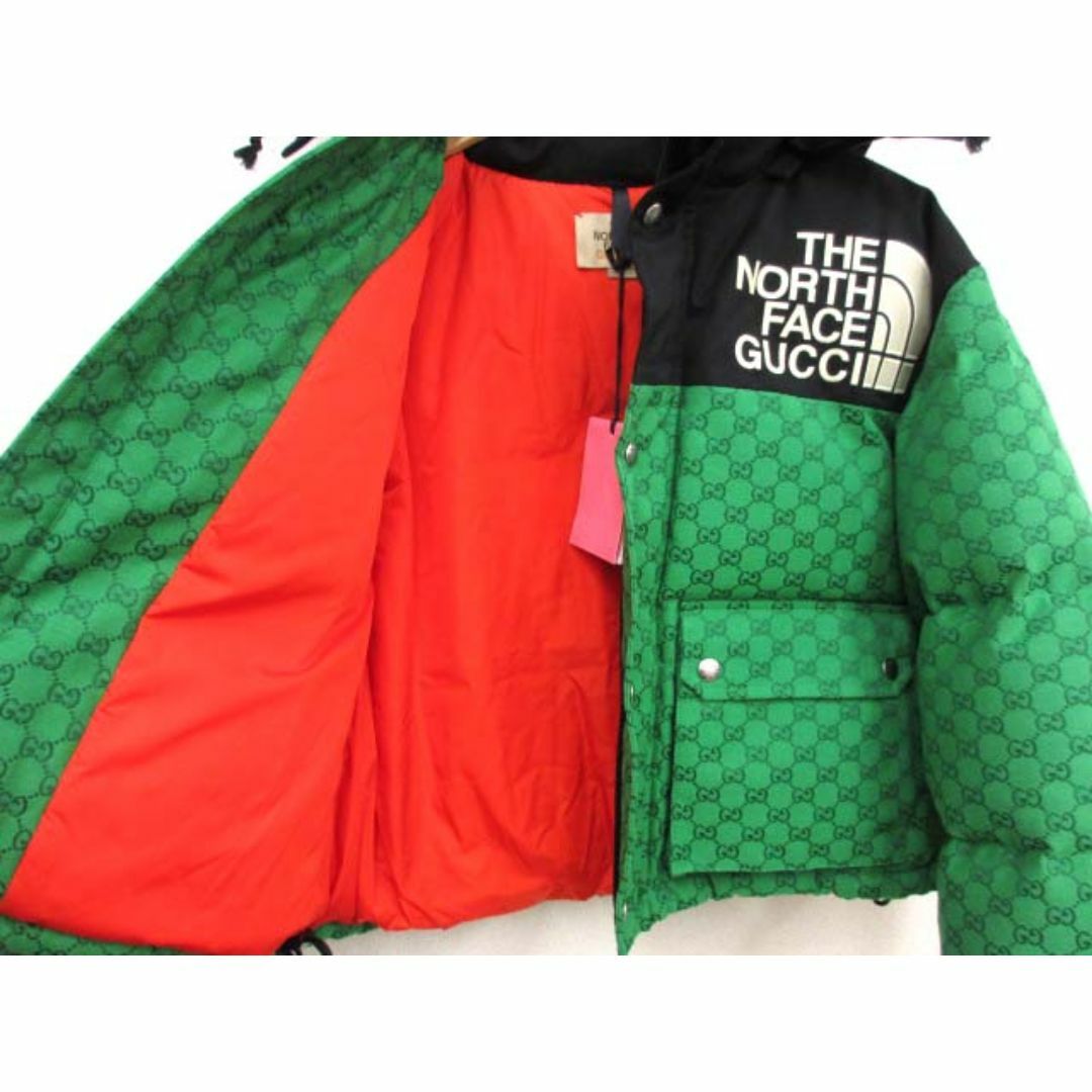 GUCCI - 美品 グッチ×ノースフェイス 670908 GG Padded Jacket S GUCCI - 美品 グッチ×ノースフェイス 670908 GG Padded Jacket S