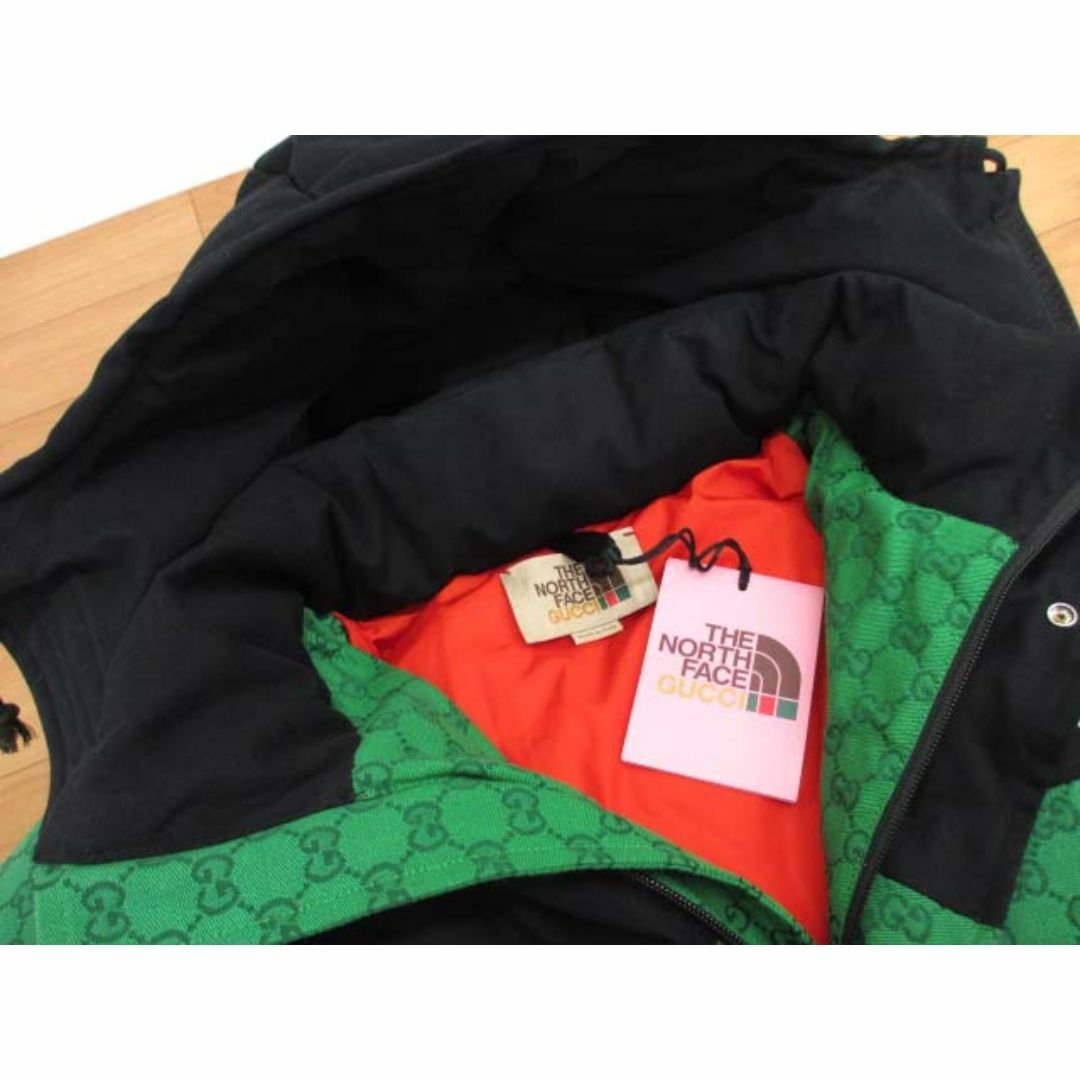 GUCCI - 美品 グッチ×ノースフェイス 670908 GG Padded Jacket S GUCCI - 美品 グッチ×ノースフェイス 670908 GG Padded Jacket S