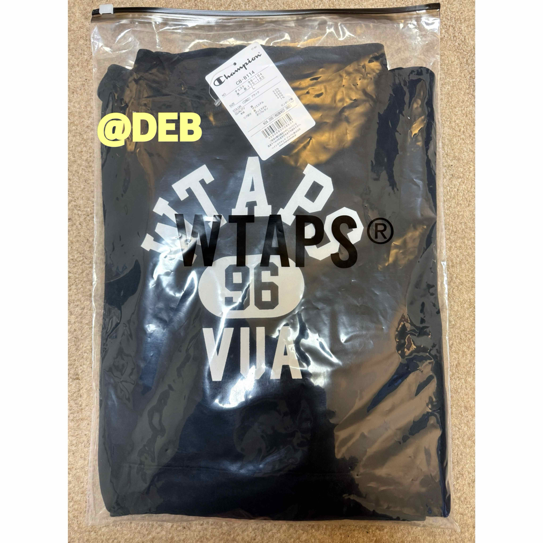 W)taps - WTAPS CHAMPION ACADEMY HOODED BLACK Lサイズの通販 W)taps - WTAPS CHAMPION ACADEMY HOODED BLACK Lサイズの通販
