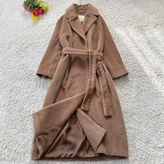 Max Mara - 新品タグ付‼️【マックスマーラ】42上品ベージュフー Max Mara - 新品タグ付‼️【マックスマーラ】42上品ベージュフー
