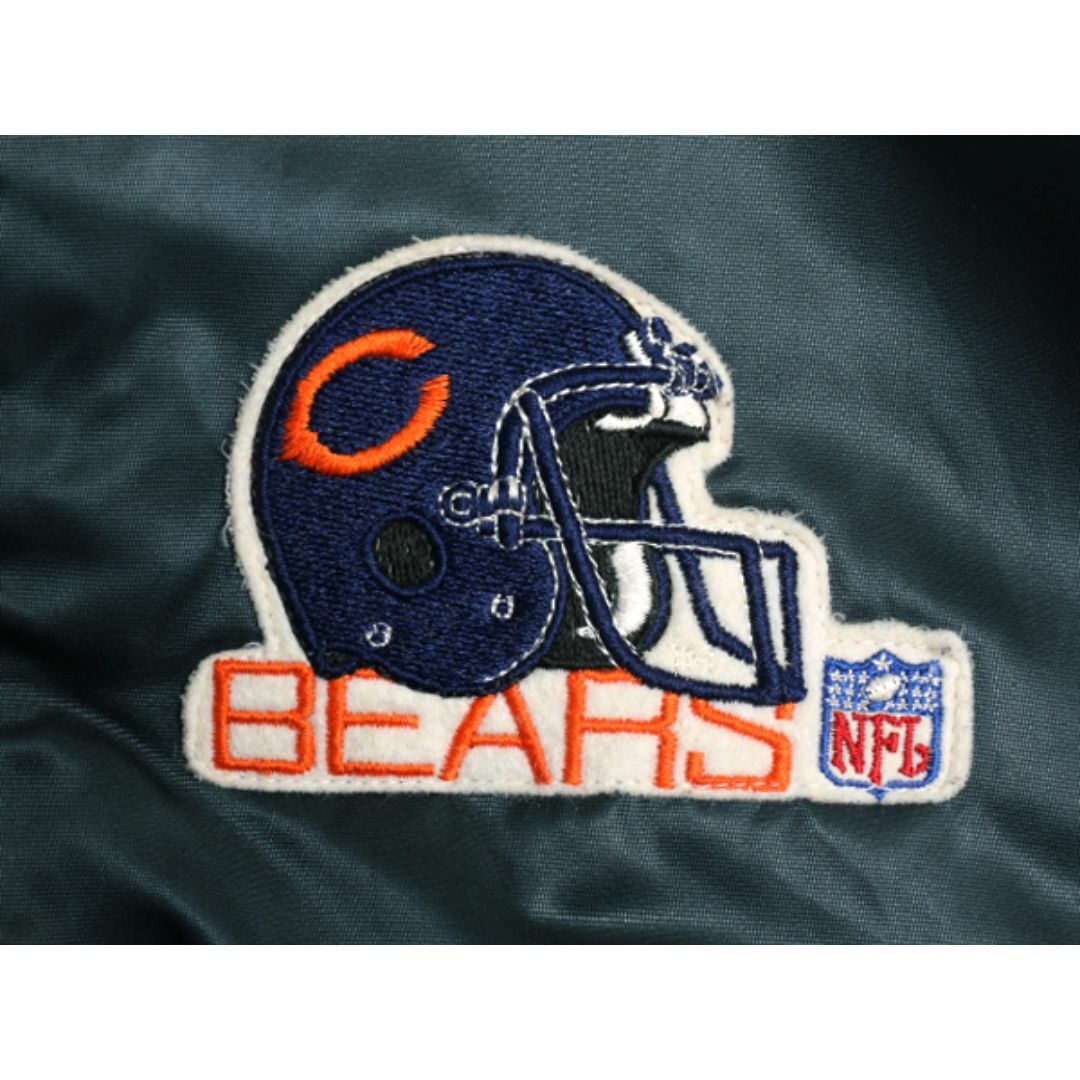 90s NFL オフィシャル ベアーズ ナイロン サテン スタジャン 90s NFL オフィシャル ベアーズ ナイロン サテン スタジャン