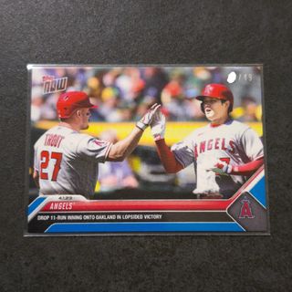 Topps - topps now 大谷翔平 松井秀喜 ドジャース #42 MLB 19の Topps - topps now 大谷翔平 松井秀喜 ドジャース #42 MLB 19の