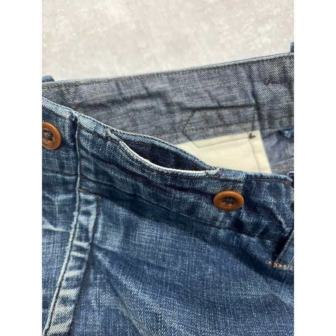 RRL - RRL デニム ワークパンツ サスペンダー シンチバック RRL - RRL デニム ワークパンツ サスペンダー シンチバック