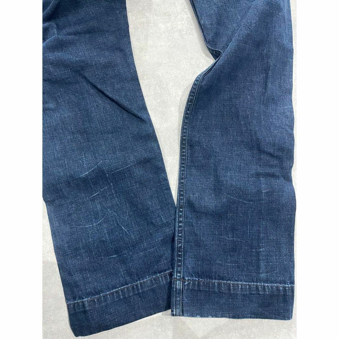 RRL - RRL デニム ワークパンツ サスペンダー シンチバック RRL - RRL デニム ワークパンツ サスペンダー シンチバック