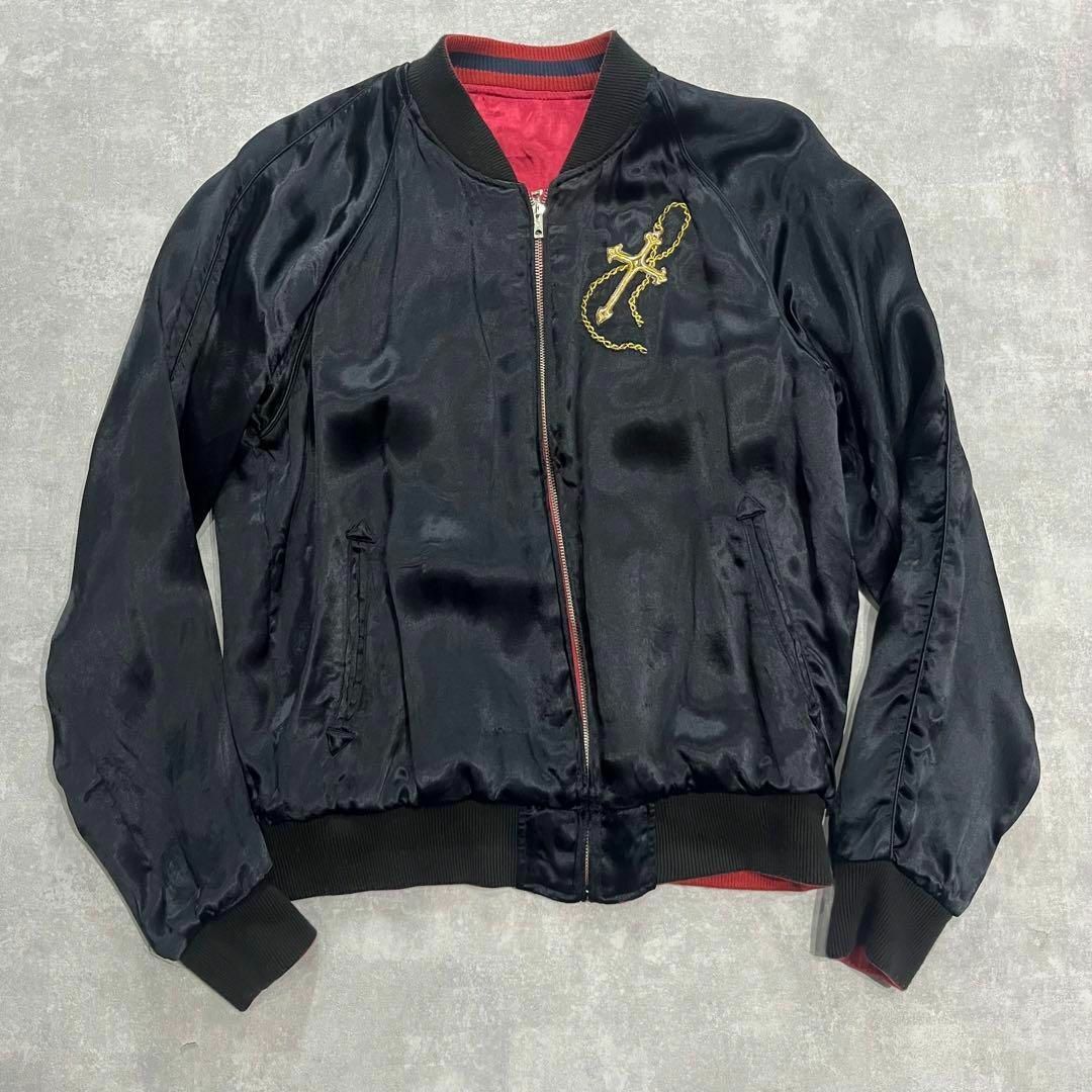 DENIME スカジャン リバーシブル 天使 悪魔 レーヨン スカジャン DENIME スカジャン リバーシブル 天使 悪魔 レーヨン スカジャン