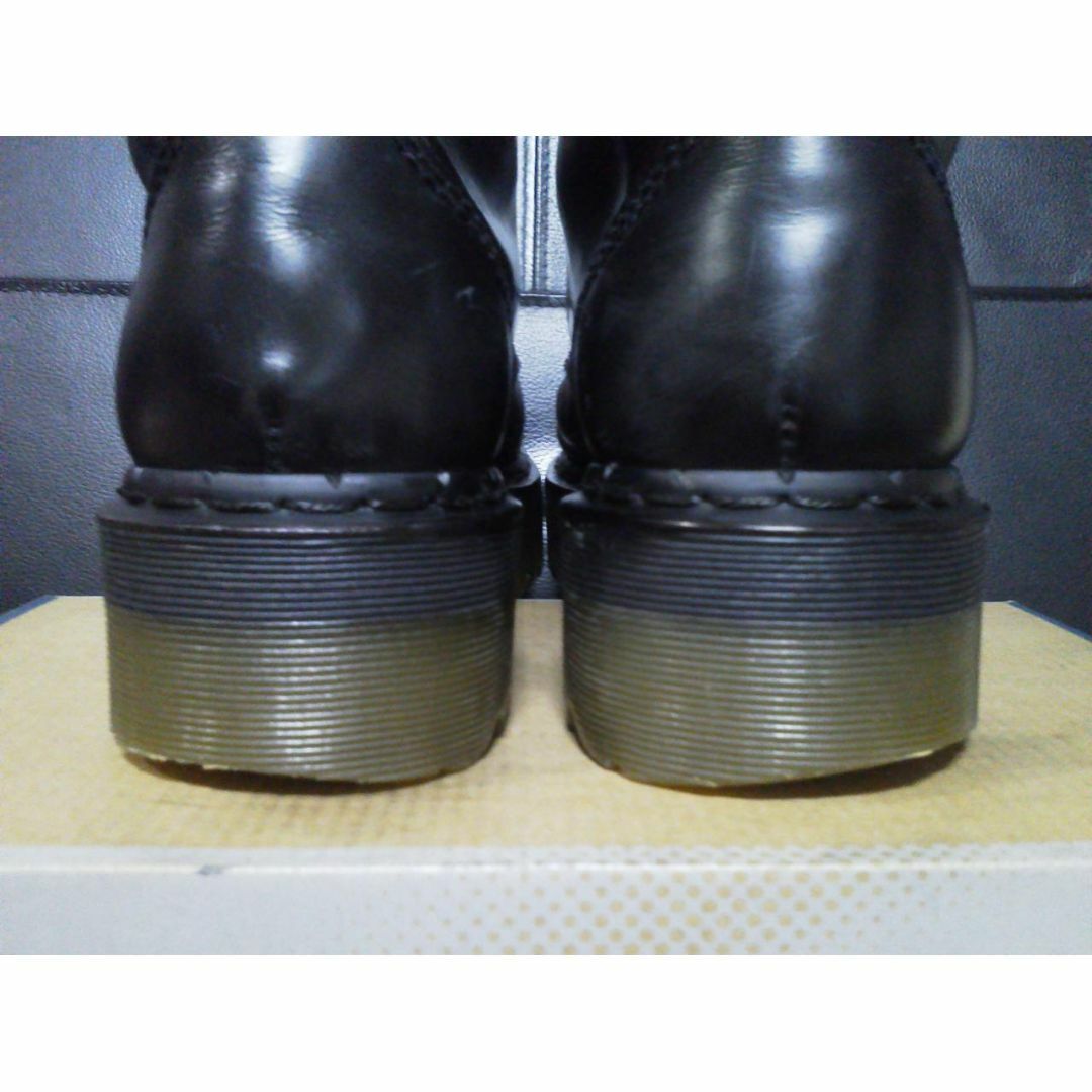 激レア】Dr.Martens クレイジーボム UK8 黒 厚底 8ホール 激レア】Dr.Martens クレイジーボム UK8 黒 厚底 8ホール