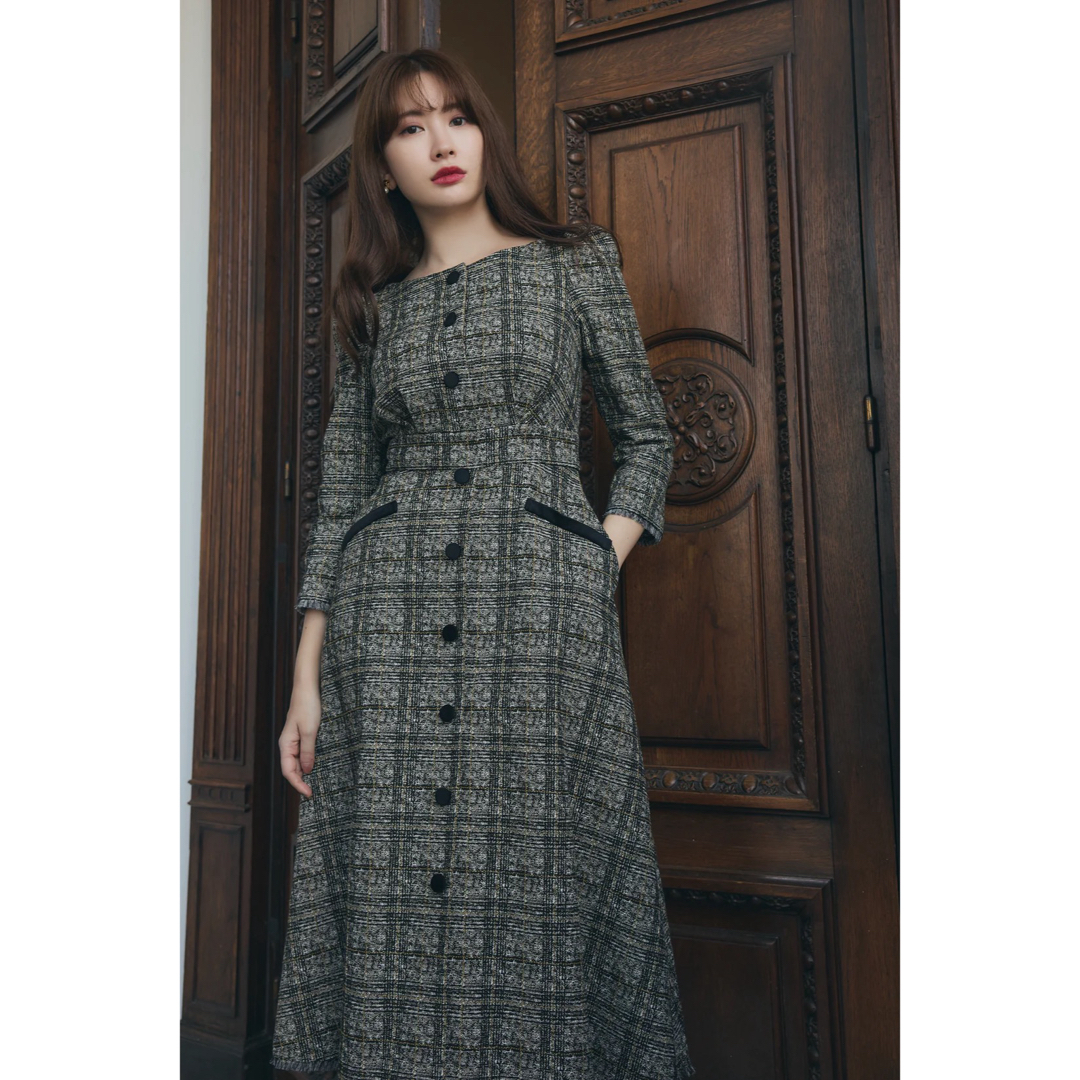 herlipto Classic Tweed Midi Dress herlipto Classic Tweed Midi Dress