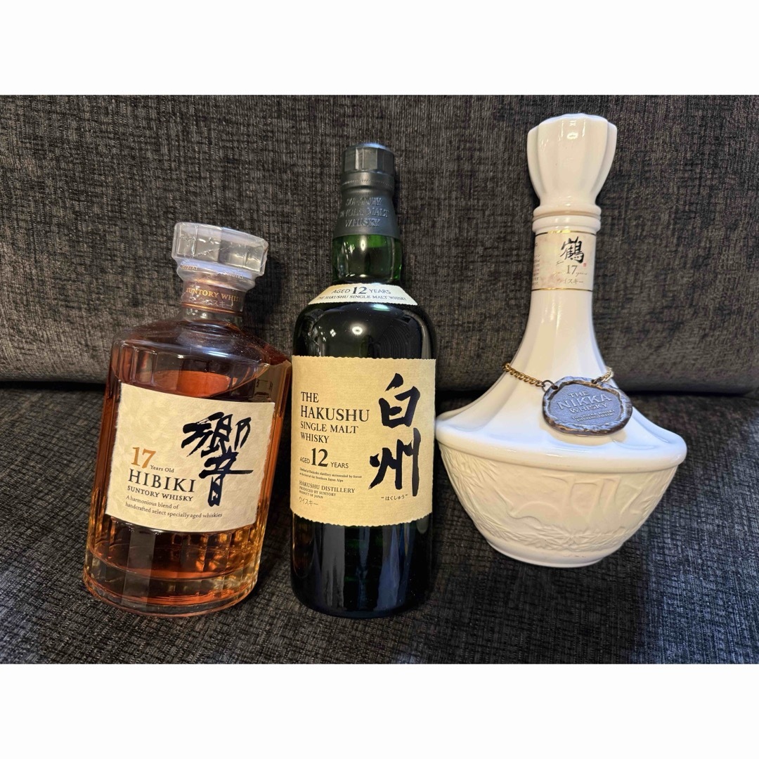 サントリー - サントリー 響 17年と白州12年700ml 未開封(+鶴17 サントリー - サントリー 響 17年と白州12年700ml 未開封(+鶴17