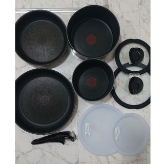 ティファール(T-fal)のT-fal 鍋フライパン  IH対応  9点セット(鍋/フライパン)