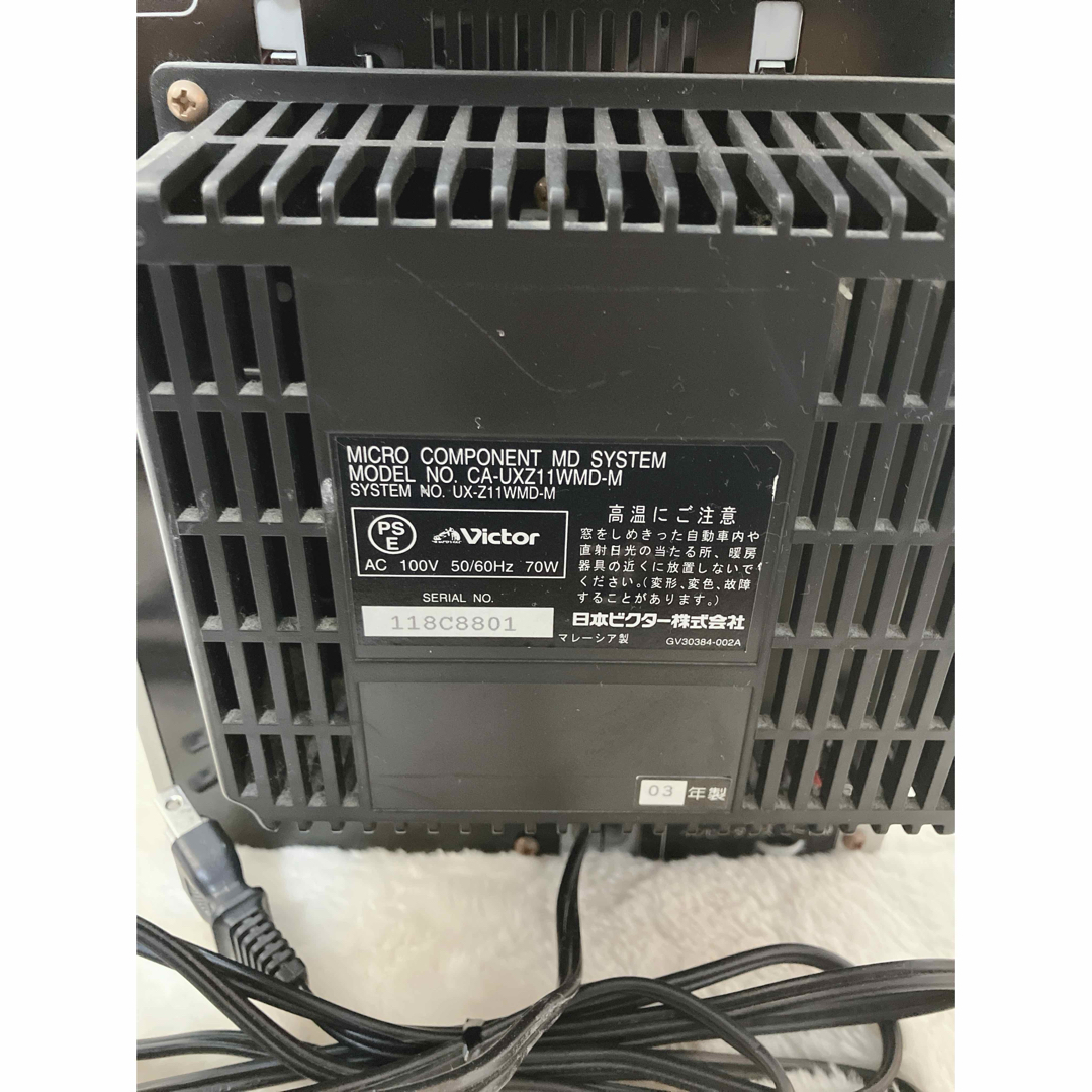 Victor UX-Z11WMD−M マイクロコンポーネントMDシステム Victor UX-Z11WMD−M マイクロコンポーネントMDシステム