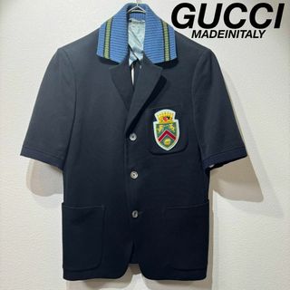 GUCCI - 現行モデル Gucci ベージュ GGパターン テーラード GUCCI - 現行モデル Gucci ベージュ GGパターン テーラード