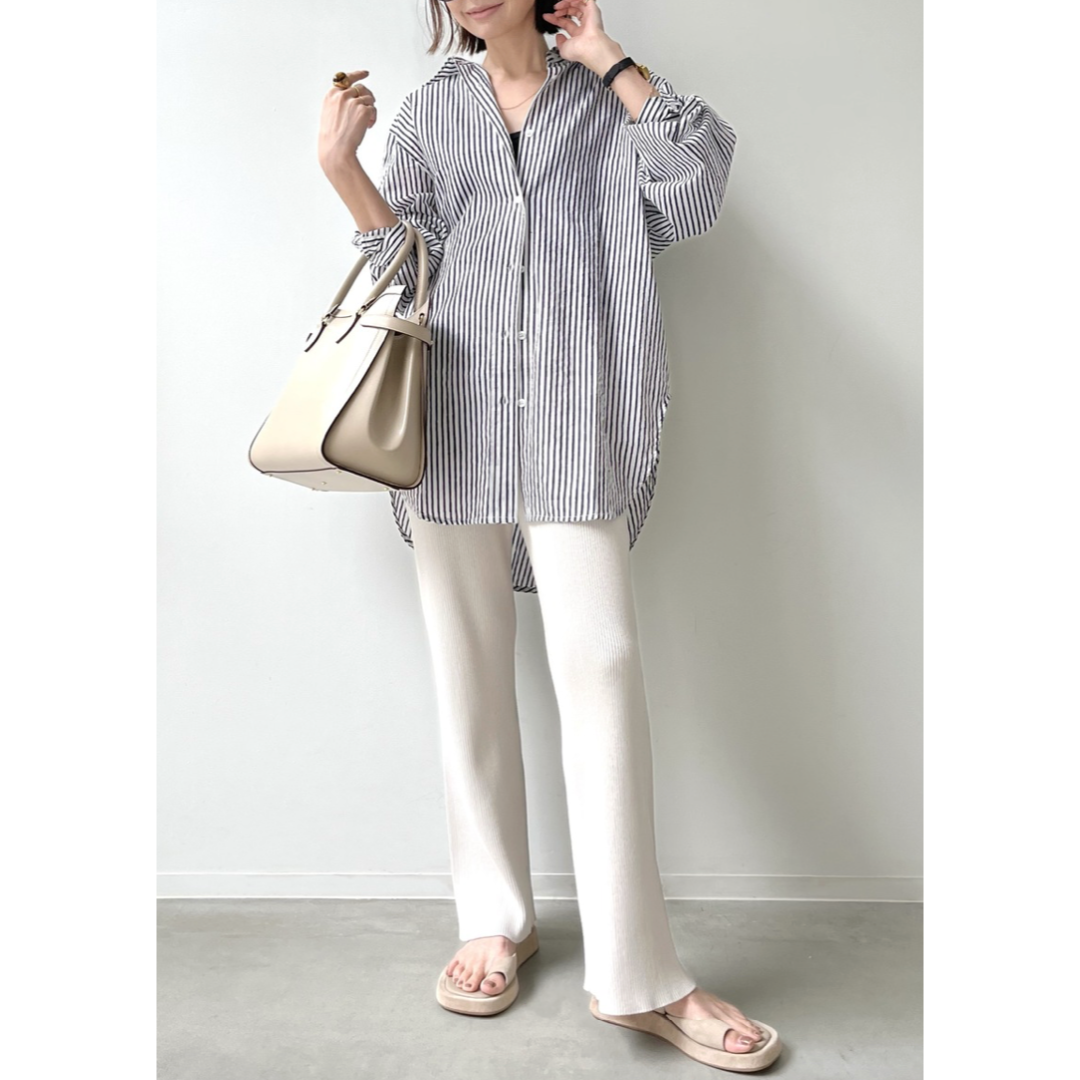 L'Appartement DEUXIEME CLASSE - ☆L'Appartement☆Rib Knit Pants 36 ホワイト