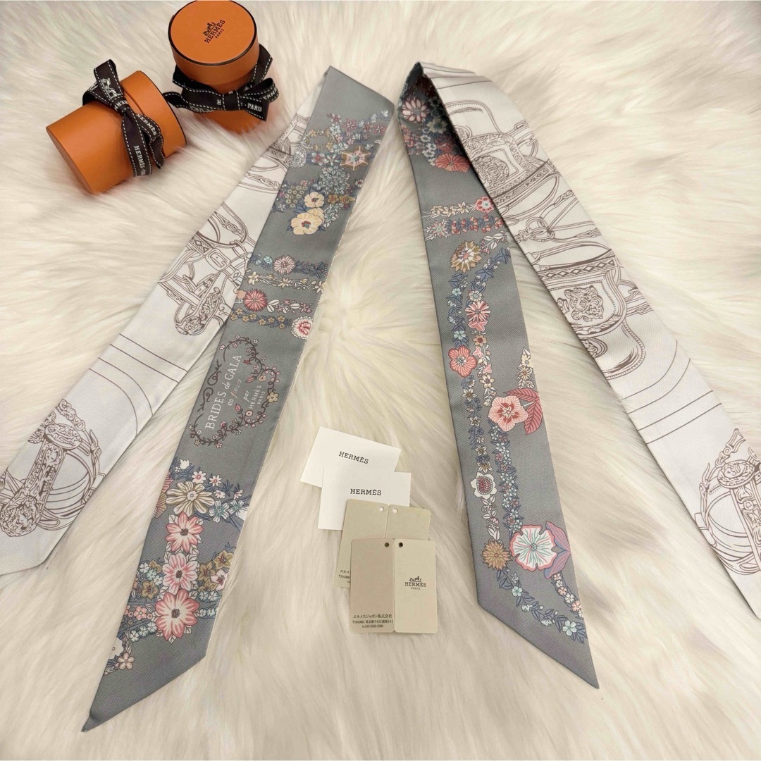 HERMES - 【新品未使用】エルメス ツイリー 2025SS レアカラーの HERMES - 【新品未使用】エルメス ツイリー 2025SS レアカラーの