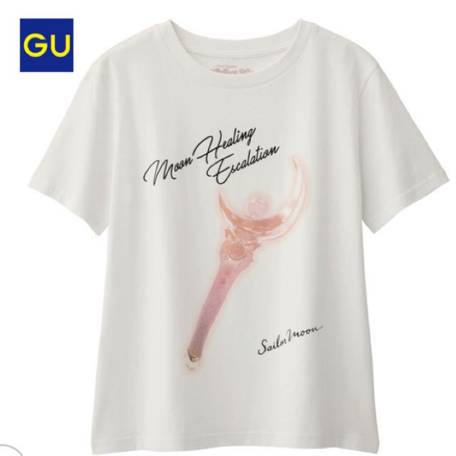 GU(ジーユー)のセーラームーン GU コラボ Tシャツ レディースのトップス(Tシャツ(半袖/袖なし))の商品写真