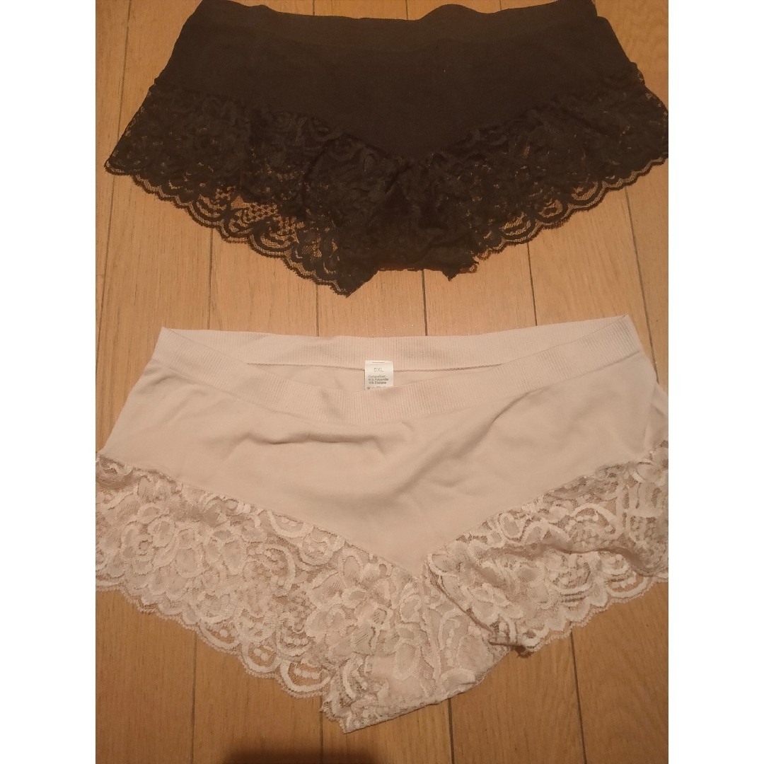SHEIN(シーイン)の女性下着 2枚セット レース スパイスプラスサイズ レディースの下着/アンダーウェア(ショーツ)の商品写真