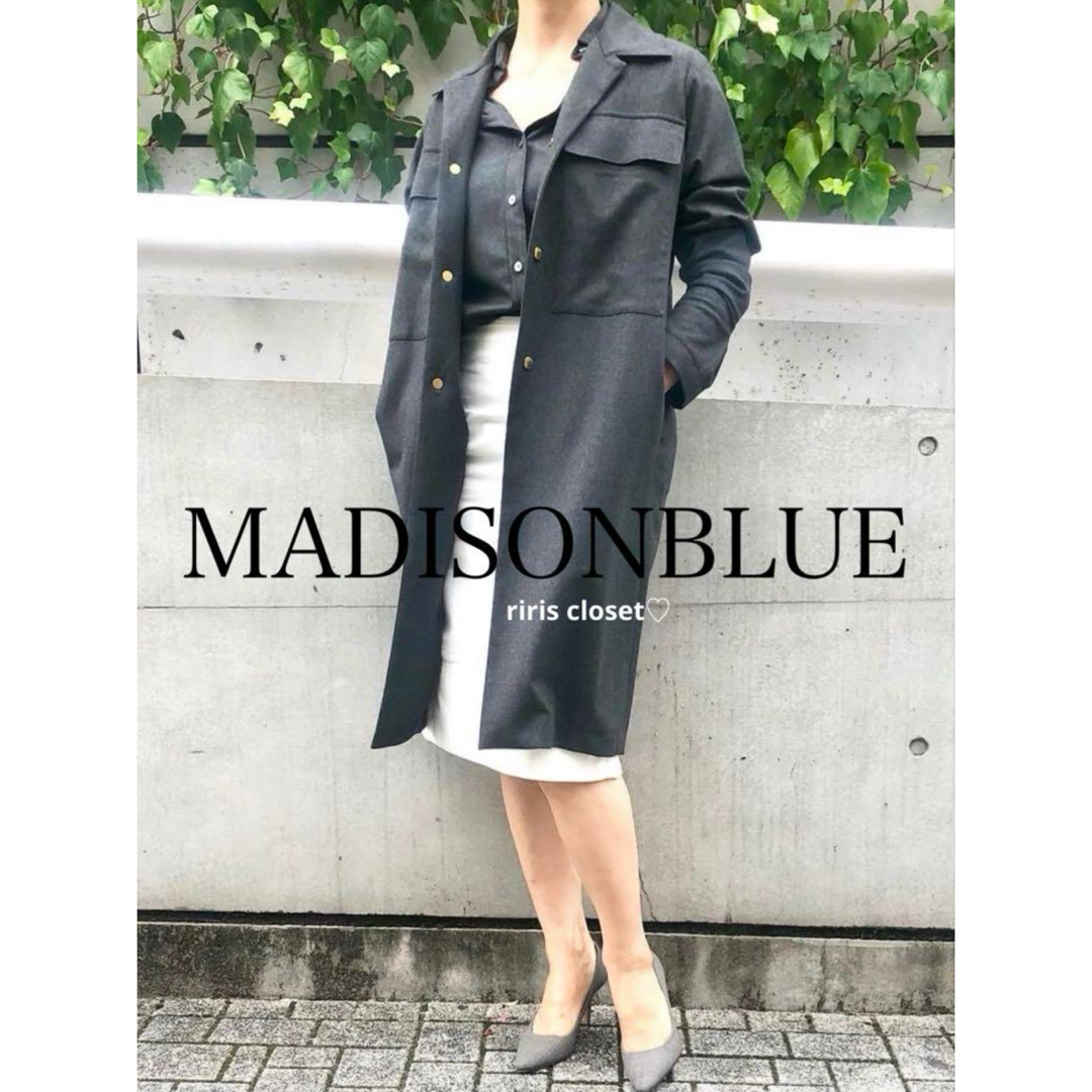 新品タグ付✨MADISONBLUE オープンカラー フランネル コート シャツ 新品タグ付✨MADISONBLUE オープンカラー フランネル コート シャツ