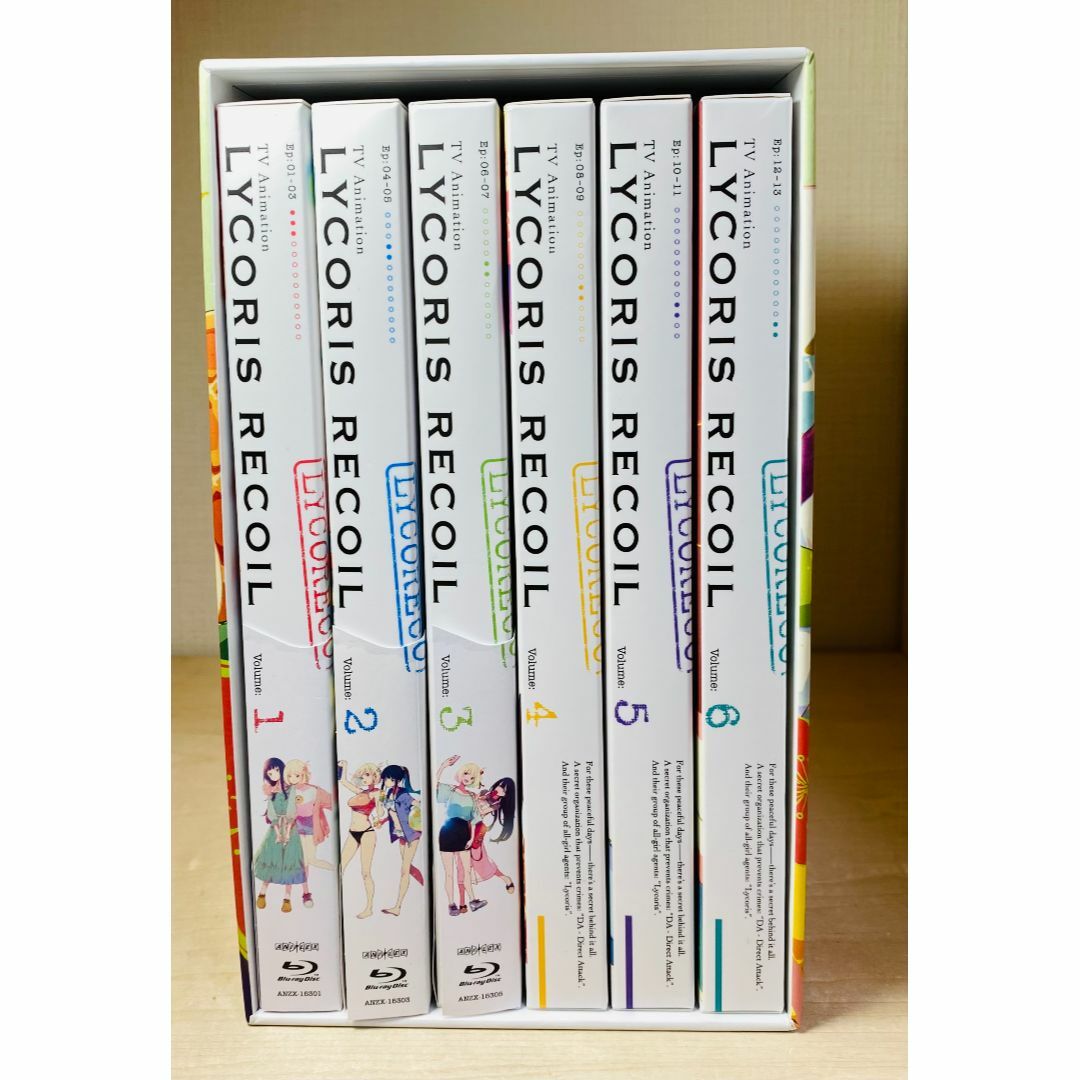 リコリス・リコイル Blu-ray 限定版 全6巻 セット 全巻収納BOX付