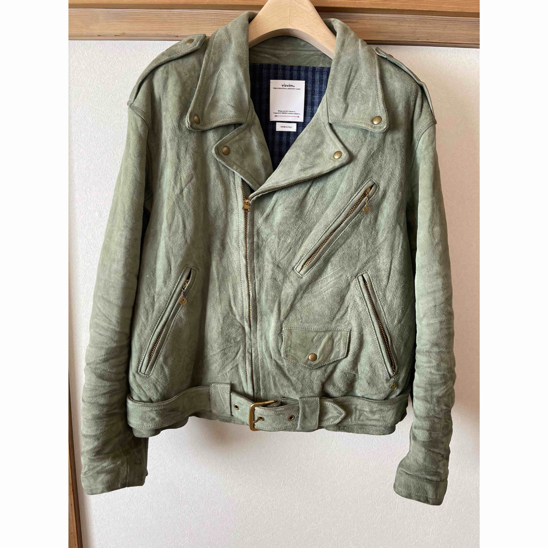 VISVIM - visvim NEU RIDERS JKT IT GREEN サイズ2 新品の通販 VISVIM - visvim NEU RIDERS JKT IT GREEN サイズ2 新品の通販