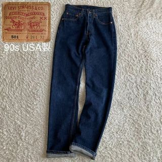 Levi's - ☆極美品 90s USA製 リーバイス 501 ジーパン 濃紺 Levi's - ☆極美品 90s USA製 リーバイス 501 ジーパン 濃紺