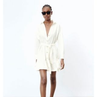 ザラ(ZARA)の新品￥5,990ザラZARA☆ワンピース【S】(ひざ丈ワンピース)
